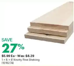 Kent Knotty Pine Shelving offer