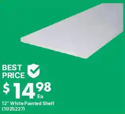 Kent 12" White Painted Shelf offer