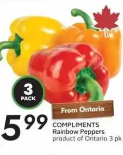 Sobeys COMPLIMENTS Rainbow Peppers offer
