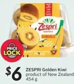 Sobeys ZESPRI Golden Kiwi offer