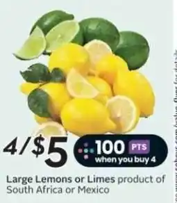 Sobeys Large Lemons or Limes offer
