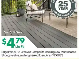 Kent Edge Prime+ 12' Grooved Composite Decking Low Maintenance offer