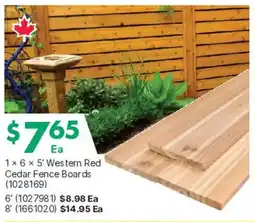 Kent Western Red Cedar Fence Boards offer