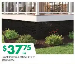 Kent Black Plastic Lattice offer