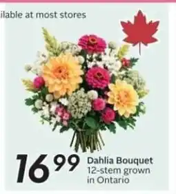 Sobeys Dahlia Bouquet offer