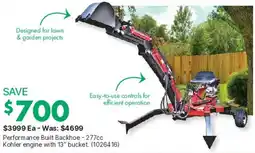 Kent Performance Built Backhoe offer