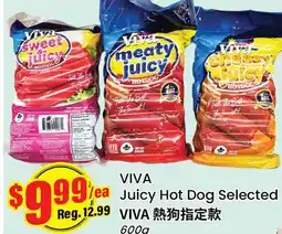 Btrust Supermarket VIVA Juicy Hot Dog Selected offer