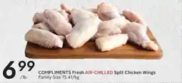 Sobeys COMPLIMENTS Fresh AIR-CHILLED Split Chicken Wings offer