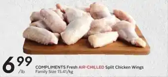 Sobeys COMPLIMENTS Fresh AIR-CHILLED Split Chicken Wings offer