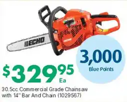 Kent 30.5cc Commercial Grade Chainsaw with 14" Bar And Chain offer