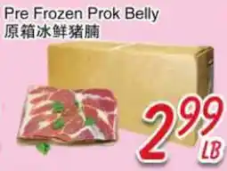 Foody Mart Pre Frozen Prok Belly offer