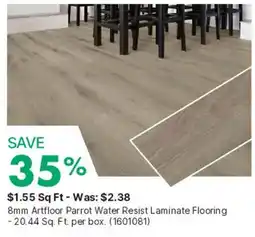 Kent Artfloor Parrot Water Resist Laminate Flooring offer