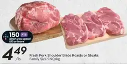 Sobeys Fresh Pork Shoulder Blade Roasts or Steaks offer