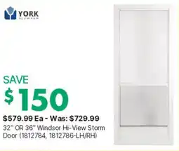 Kent Windsor Hi-View Storm Door offer