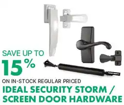 Kent Ideal Security Storm / Screen Door Hardware offer
