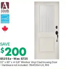 Kent Windsor Vinyl Clad Ins wing Door offer