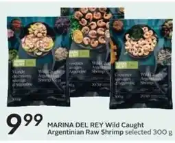 Sobeys MARINA DEL REY Wild Caught Argentinian Raw Shrimp offer