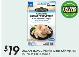 Sobeys OCEAN JEWEL Pacific White Shrimp raw offer