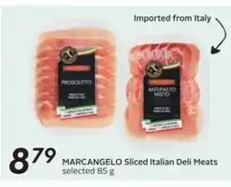 Sobeys MARCANGELO Sliced Italian Deli Meats offer