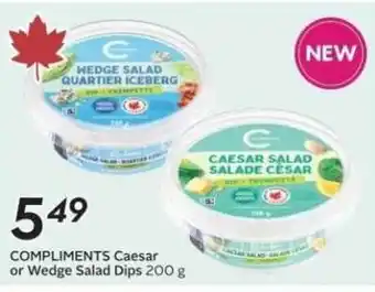 Sobeys COMPLIMENTS Caesar or Wedge Salad Dips offer