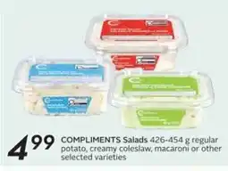 Sobeys COMPLIMENTS Salads offer