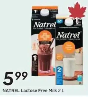 Sobeys NATREL Lactose Free Milk offer