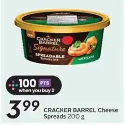 Sobeys CRACKER BARREL Cheese Spreads offer