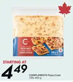 Sobeys COMPLIMENTS Pizza Crust offer