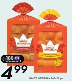 Sobeys KING'S HAWAIIAN Rolls offer