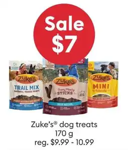 Petsmart Zuke's dog treats offer