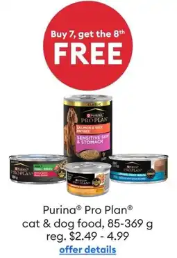 Petsmart Purina Pro Plan Cat & Dog Food offer