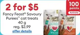 Petsmart Fancy Feast Savoury Purees Cat Treats offer