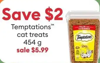 Petsmart Temptations Cat Treats offer