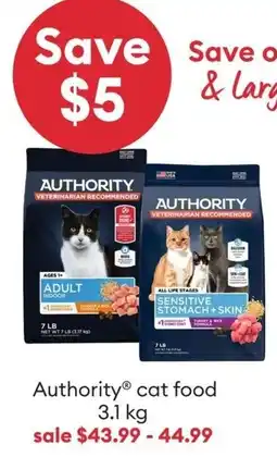 Petsmart Authority Cat Food offer