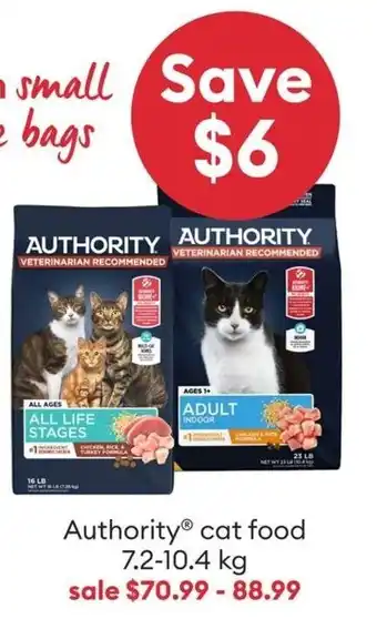 Petsmart Authority Cat Food offer