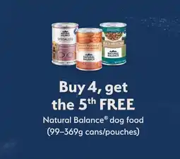 Petsmart Natural Balance Dog Food offer