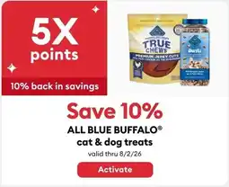 Petsmart All Blue Buffalo Cat & Dog Treats offer