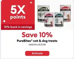 Petsmart Pure Bites Cat & Dog Treats offer