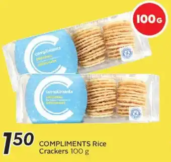 Safeway COMPLIMENTS Rice Crackers offer