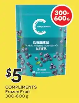 Safeway COMPLIMENTS Frozen Fruit offer