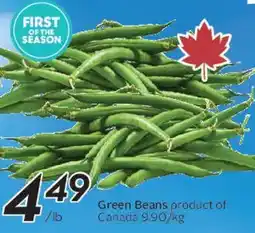 Safeway Green Beans offer