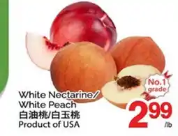 T&T Supermarket WHITE NECTARINE/WHITE PEACH offer
