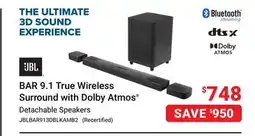 Visions Electronics BAR 9.1 True Wireless Surround with Dolby Atmos offer
