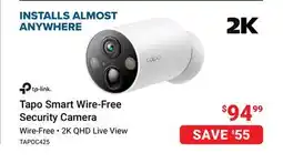 Visions Electronics Tapo Smart Wire-Free Security Camera offer