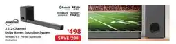 Visions Electronics Soundstage 3.1.2-Channel Dolby Atmos Soundbar System offer