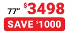 Visions Electronics Samsung S90H 4K Smart TV 77 offer