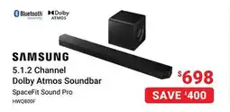 Visions Electronics SAMSUNG 5.1.2 Channel Dolby Atmos Soundbar offer
