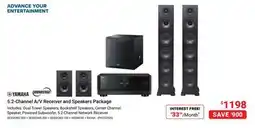 Visions Electronics YAMAHA 5.2-Channel A/V Receiver and Speakers Package offer
