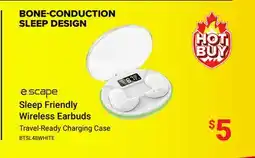 Visions Electronics e scape Sleep Friendly Wireless Earbuds offer