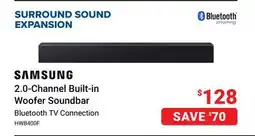 Visions Electronics SAMSUNG 2.0-Channel Built-in Woofer Soundbar offer